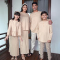 The Nikmat Collection Men Kurta Checked Caramel - Umbi