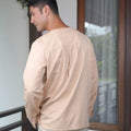 The Nikmat Collection Men Kurta Checked Caramel - Umbi