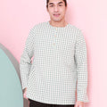 The Nikmat Collection Men Kurta Checked Tiffany - Umbi