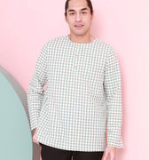 The Nikmat Collection Men Kurta Checked Tiffany - Umbi