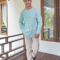 The Nikmat Collection Men Kurta Checked Tiffany - Umbi