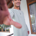 The Nikmat Collection Men Modern Teluk Belanga Checked Tiffany - Umbi