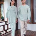The Nikmat Collection Men Modern Teluk Belanga Checked Tiffany - Umbi
