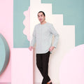 The Nikmat Collection Men Modern Teluk Belanga Checked Tiffany - Umbi