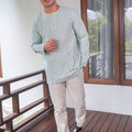 The Nikmat Collection Men Modern Teluk Belanga Checked Tiffany - Umbi