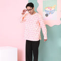 The Nikmat Collection Men Modern Teluk Belanga Cupcake Print - Umbi