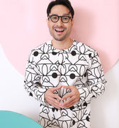 The Nikmat Collection Men Modern Teluk Belanga Fuji Print - Umbi