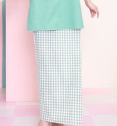 The Nikmat Collection Women Classic Skirt Checked Tiffany - Umbi