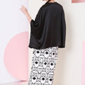 The Nikmat Collection Women Kaftan Blouse Black - Umbi