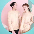 The Nikmat Collection Women Pair Pockets Boxy Blouse Checked Caramel - Umbi
