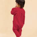 The Nostalgia Baby Jumpsuit Red - Umbi