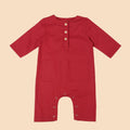 The Nostalgia Baby Jumpsuit Red - Umbi