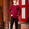 The Nostalgia Basic Kurta Top Maroon - Umbi