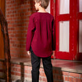 The Nostalgia Basic Kurta Top Maroon - Umbi
