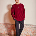 The Nostalgia Men Kurta Maroon - Umbi