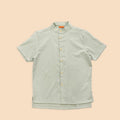 The Nostalgia Men Short Sleeves Shirt Matcha Green - Umbi