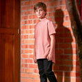The Nostalgia Modern Short Sleeves Shirt Watermelon Pink - Umbi