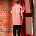 The Nostalgia Modern Short Sleeves Shirt Watermelon Pink - Umbi