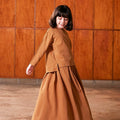 The Nostalgia Teacup Skirt Brown Stripes - Umbi