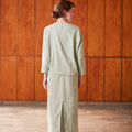 The Nostalgia Women Ruched Top Matcha Green - Umbi