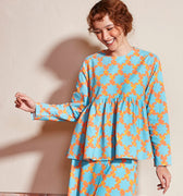 The Nostalgia Women Ruffle Blouse Kirana - Umbi