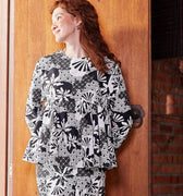 The Nostalgia Women Ruffle Blouse Semenanjung - Umbi