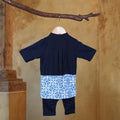 The Nusantara Collection Baby Baju Melayu 3 - in - 1 Navy Blue - Umbi