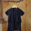 The Nusantara Collection Baby Kebarung Dress Checked Black - Umbi