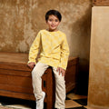 The Nusantara Collection Boy Long Sleeve Kurta Sinar Print - Umbi