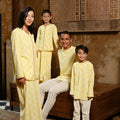 The Nusantara Collection Boy Long Sleeve Kurta Sinar Print - Umbi