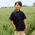 The Nusantara Collection Boy Sunday Shirt Malam Print - Umbi