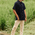 The Nusantara Collection Boy Sunday Shirt Malam Print - Umbi