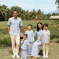 The Nusantara Collection Boy Sunday Shirt Siang Print - Umbi