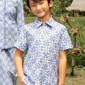 The Nusantara Collection Boy Sunday Shirt Siang Print - Umbi