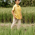 The Nusantara Collection Boy Sunday Shirt Sinar Print - Umbi