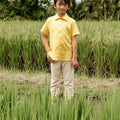 The Nusantara Collection Boy Sunday Shirt Sinar Print - Umbi