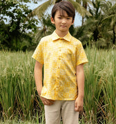 The Nusantara Collection Boy Sunday Shirt Sinar Print - Umbi