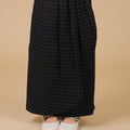 The Nusantara Collection Girl Instant Pareo Skirt Checked Black - Umbi