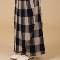 The Nusantara Collection Girl Instant Pareo Skirt Checked Navy - Umbi