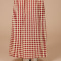 The Nusantara Collection Girl Instant Pareo Skirt Checked Red - Umbi