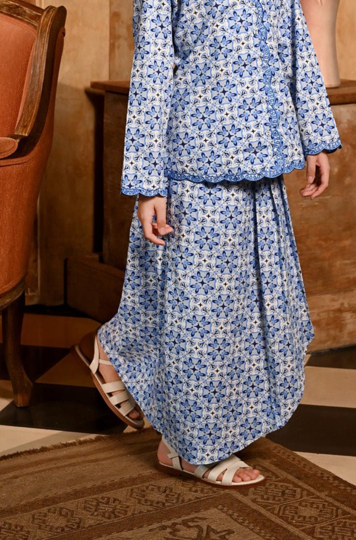 The Nusantara Collection Girl Instant Pareo Skirt Siang Print - Umbi