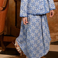 The Nusantara Collection Girl Instant Pareo Skirt Siang Print - Umbi