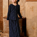 The Nusantara Collection Girl Kebaya Top with Embroidery Malam Print - Umbi