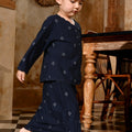 The Nusantara Collection Girl Kebaya Top with Embroidery Malam Print - Umbi