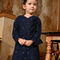 The Nusantara Collection Girl Kebaya Top with Embroidery Malam Print - Umbi