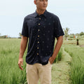 The Nusantara Collection Men Holiday Shirt Malam Print - Umbi