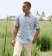 The Nusantara Collection Men Holiday Shirt Siang Print - Umbi