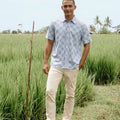 The Nusantara Collection Men Holiday Shirt Siang Print - Umbi