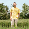 The Nusantara Collection Men Holiday Shirt Sinar Print - Umbi