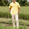The Nusantara Collection Men Holiday Shirt Sinar Print - Umbi